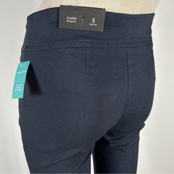 NWT maurices Navy Cropped Pants high rise S - Picture 4 of 11